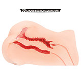 Мастурбатор реалистичный вагина с двойным слоем Kokos Hanna Onahole 001, телесный, 36,5 см, фото 6
