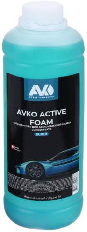 Автошампунь для бесконтактной мойки Avko Active Foam 1000 мл