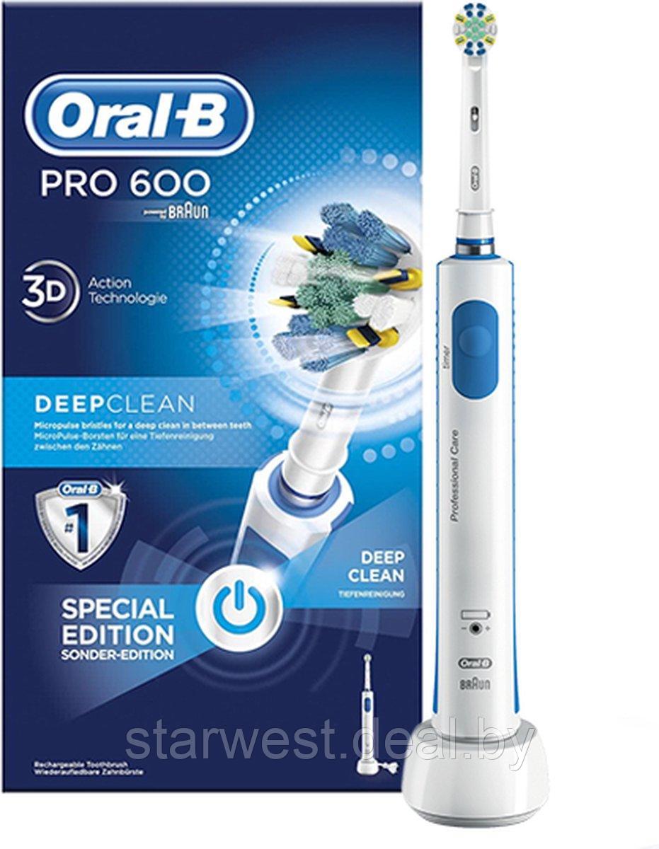 Oral-B Braun PRO 600 Floss Action Электрическая зубная щетка D16.513 - фото 1 - id-p222629081