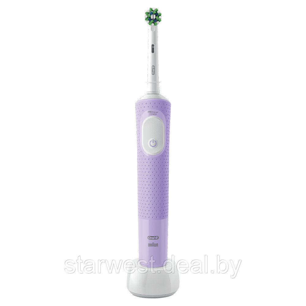 Oral-B Braun VITALITY PRO Protect X Clean Lilac Cross Action Электрическая зубная щетка D103.413.3 - фото 3 - id-p222629083