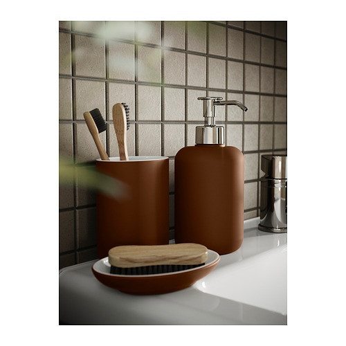 IKEA/ ЭКОЛЬН мыльница, коричневый - фото 2 - id-p222628392