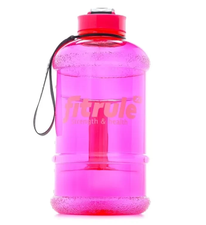 Бутыль розовый 1,3 л, металлическая крышка, FitRule - фото 1 - id-p222636510