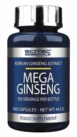 Экстракт жэньшеня Mega Ginseng Scitec Nutrition, 100 капс. - фото 1 - id-p222636702