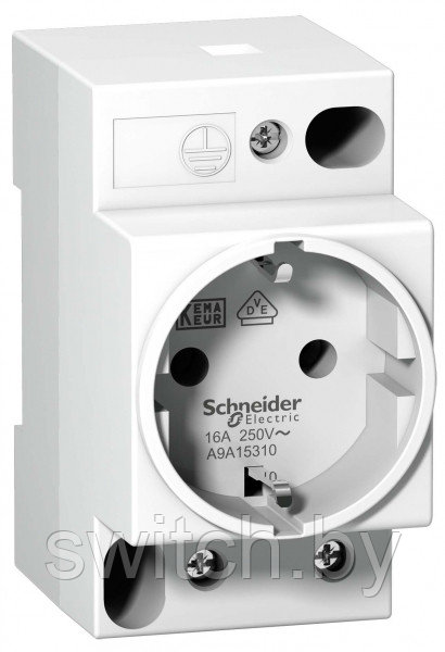 A9A15310 МОДУЛЬНАЯ РОЗЕТКА iPC DIN 2П+T 16A 250В НЕМ