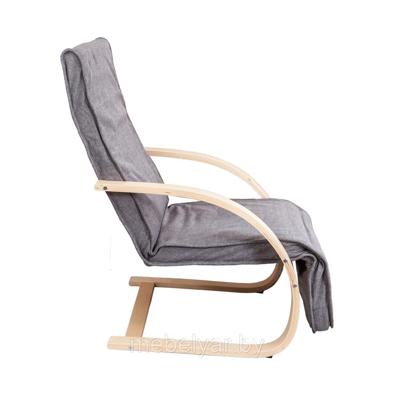 Кресло для отдыха GRAND, ткань, серый AksHome - фото 2 - id-p222640694