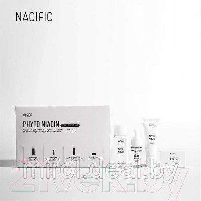 Набор косметики для лица Nacific Phyto Niacin Brightening Kit Мыло+Тонер+Эссенция+Крем - фото 4 - id-p222644050