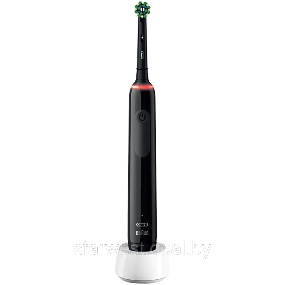 Oral-B Braun PRO 3 3000 Cross Action Black Edition (ИЗ НАБОРА) Электрическая зубная щетка D505.513.3 - фото 1 - id-p222645503