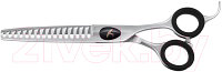 Ножницы для стрижки животных GRODO Silk Slice шанкеры с большим черным винтом 65 16T / 20B416