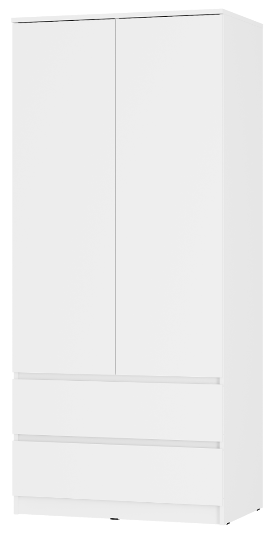 Спальный гарнитур Симпл - Комплект 1 - Белый (BTS) - фото 2 - id-p222648956