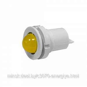 Лампа индикаторная светодиодная СКЛ-11Б-Ж-2-220P140 - фото 1 - id-p222650700