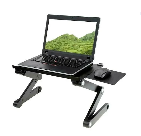 Складной cтолик трансформер для ноутбука с охлаждением Multifunctional Laptop Table Т8 - фото 2 - id-p222650731