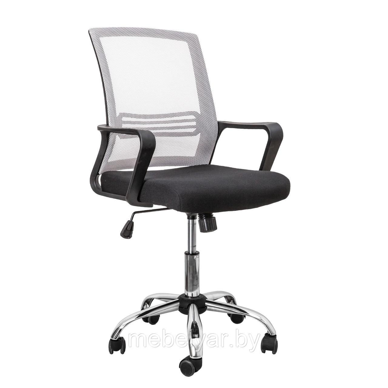 Кресло поворотное OLIVER, (серый+черный) AksHome - фото 1 - id-p222652380