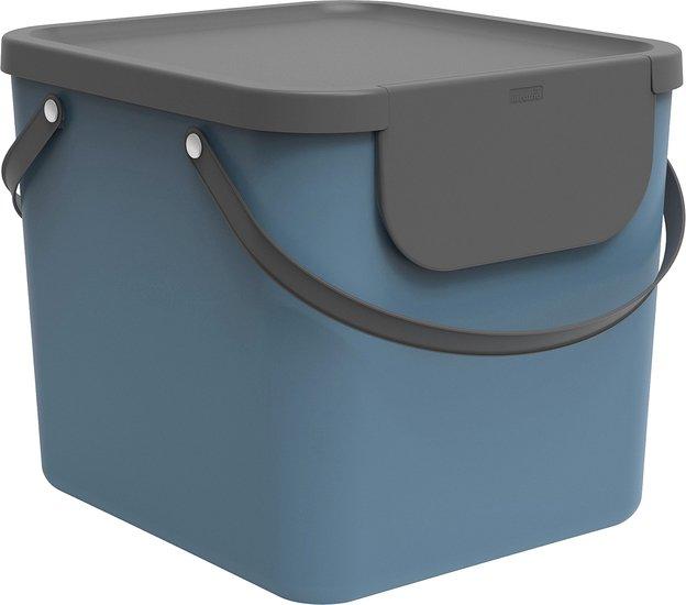 Контейнер для раздельного сбора мусора Rotho Albula 1034406161 (40 л, голубой)