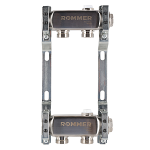 Коллектор Rommer для радиаторной разводки, 2 выхода