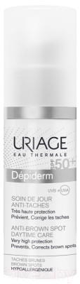 Крем для лица Uriage Depiderm SPF50+ Дневной уход против пигментных пятен - фото 1 - id-p222657773