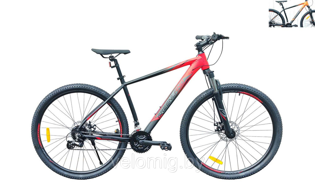 Велосипед горный GREENLAND EVEREST 2.0, 29" (2024) - фото 1 - id-p77612238