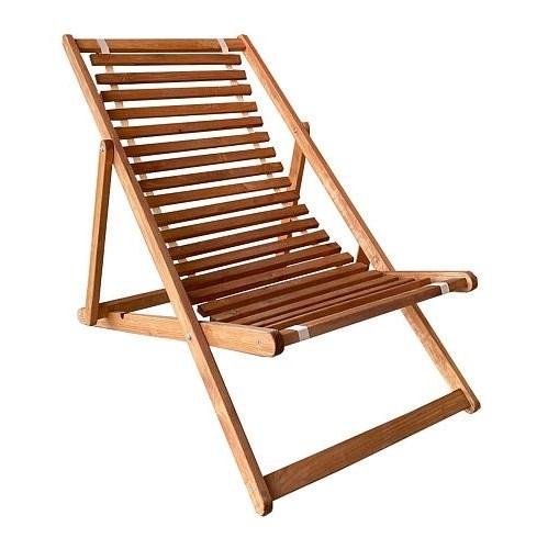 Кресло-шезлонг DYATEL сиденье из дерева сосна (цвет дуб) - фото 1 - id-p222667952