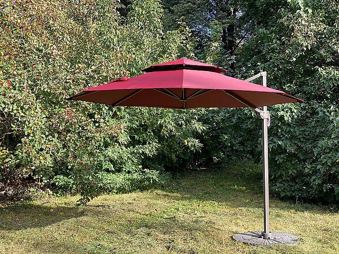 Садовый зонт GardenWay Turin A002-3000 XLM (бордовый) - фото 4 - id-p222667956