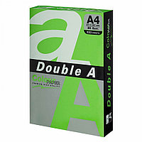 Бумага цветная DOUBLE A, А4, 80г/м2, 500л, интенсив, зелёная