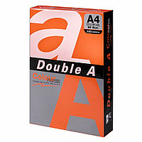 Бумага цветная DOUBLE A, А4, 80г/м2, 500л, интенсив, оранжевая