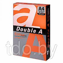 Бумага цветная DOUBLE A, А4, 80г/м2, 500л, интенсив, оранжевая