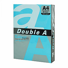 Бумага цветная DOUBLE A, А4, 80г/м2, 500л, интенсив, синяя