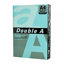 Бумага цветная DOUBLE A, А4, 80г/м2, 500л, пастель, голубая