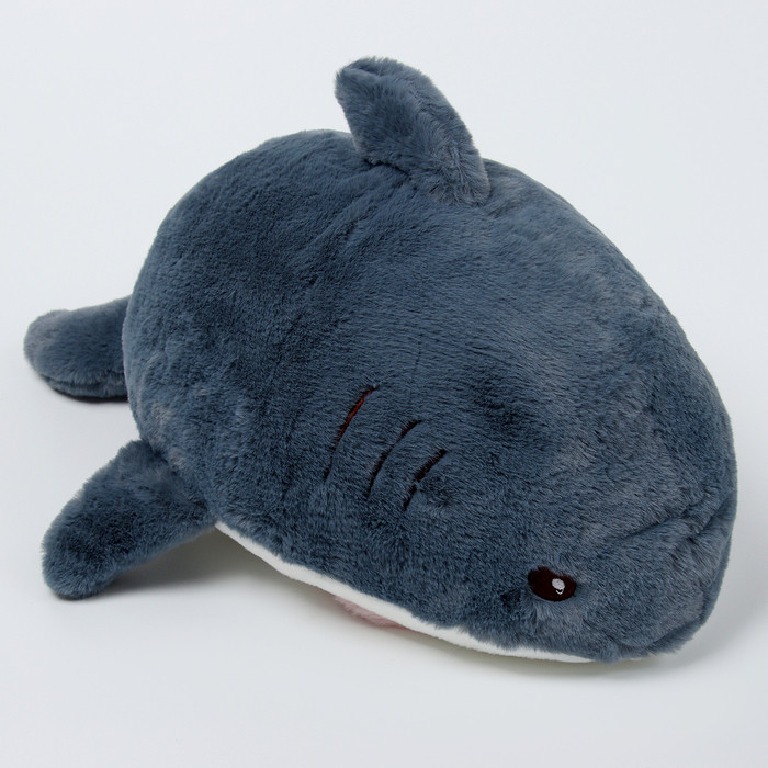 Мягкая игрушка "Кот" в костюме акулы, 48 см, цвет черный - фото 3 - id-p222671634