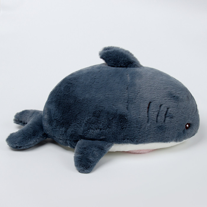 Мягкая игрушка "Кот" в костюме акулы, 48 см, цвет черный - фото 4 - id-p222671634