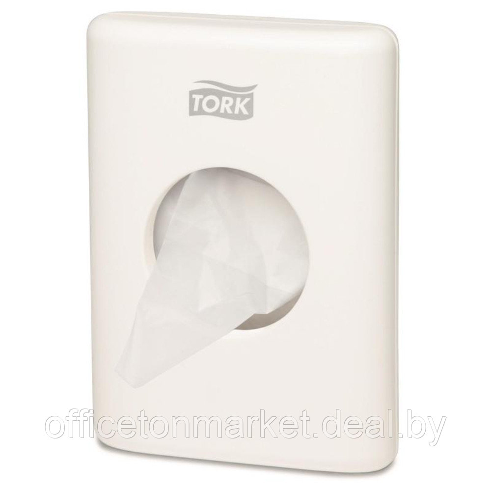 Держатель для гигиенических пакетов "Tork B5", пластик, белый (566000) - фото 1 - id-p216009235