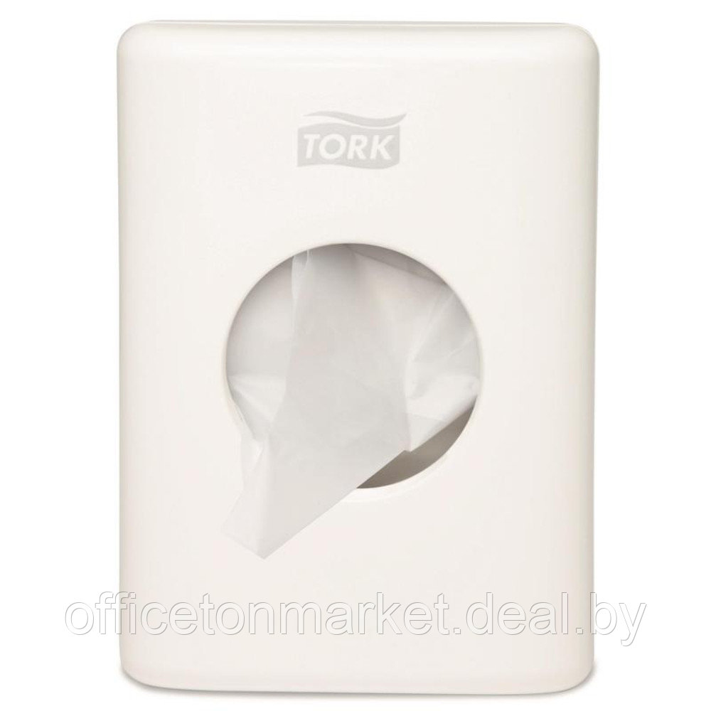 Держатель для гигиенических пакетов "Tork B5", пластик, белый (566000) - фото 2 - id-p216009235