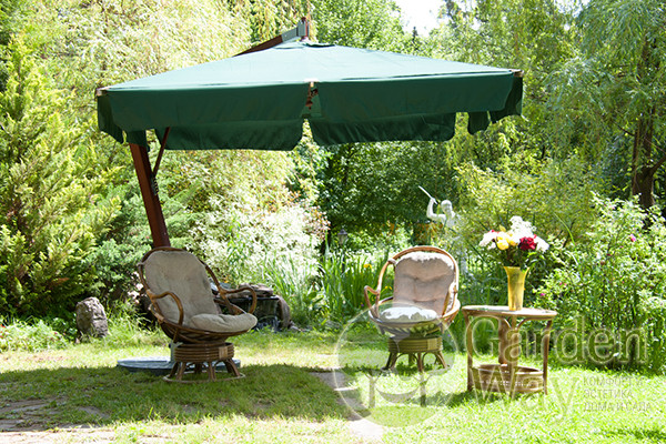 Садовый зонт GardenWay Paris SLHU007 (зеленый) - фото 3 - id-p222671700
