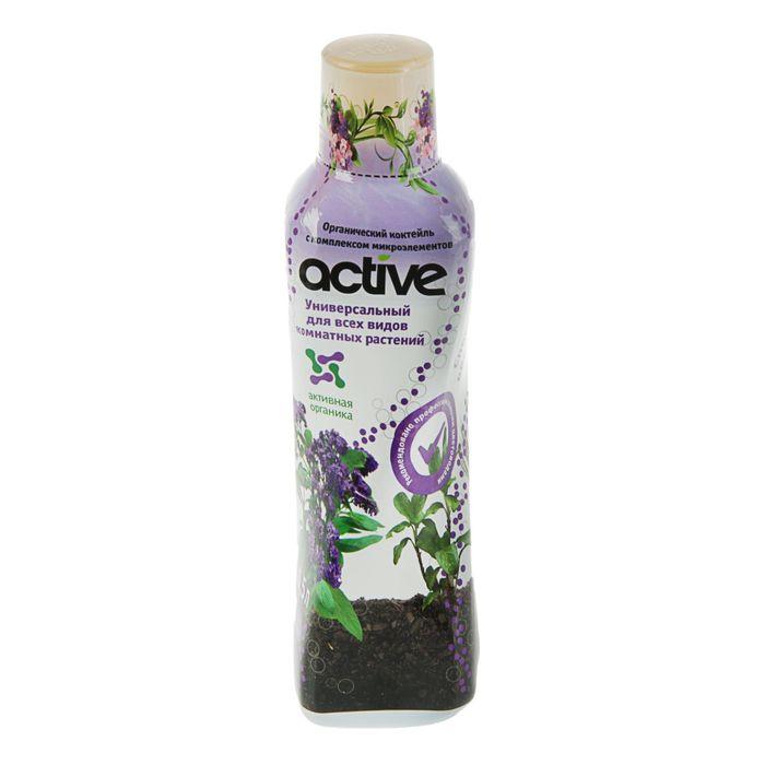 Удобрение органоминеральный коктейль Active Цветочное, для всех комнатных растений, 0,5 л - фото 1 - id-p222673973