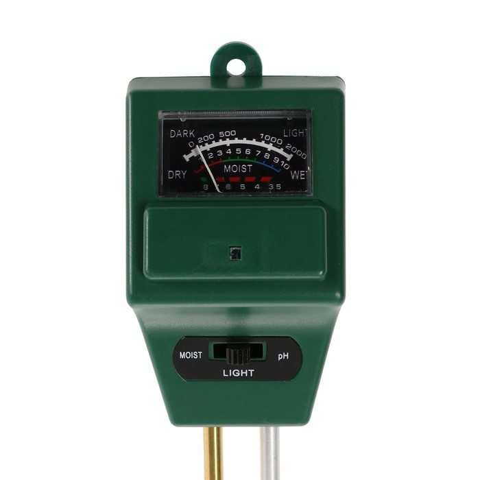 Прибор для измерения Luazon, влажность/pH/кислотность почвы, зеленый - фото 2 - id-p222673764