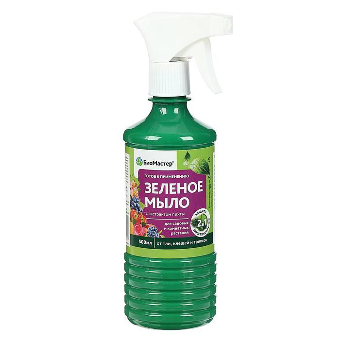 Зеленое мыло с пихтовым экстрактом "БиоМастер", с распылителем, 500 мл - фото 3 - id-p222674270