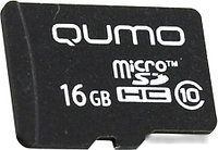 Карта памяти QUMO microSDHC QM16GMICSDHC10NA 16GB