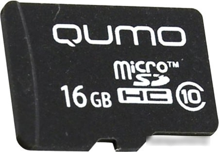 Карта памяти QUMO microSDHC QM16GMICSDHC10NA 16GB - фото 1 - id-p222673318