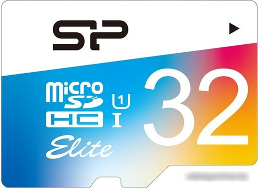 Карта памяти Silicon-Power Elite microSDHC SP032GBSTHBU1V21 32GB - фото 1 - id-p222673333