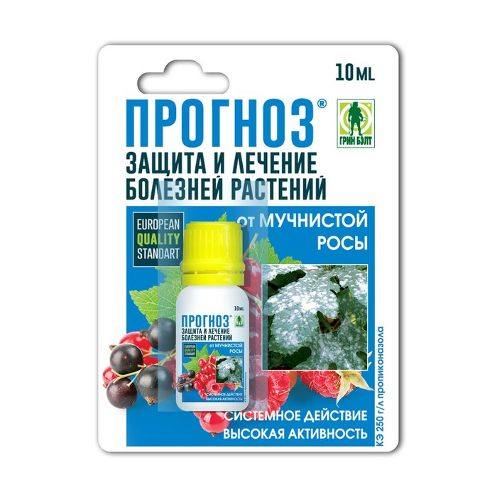 Средство "Грин Бэлт", "Прогноз", от болезней растений, флакон в блистере, 10 мл - фото 1 - id-p222674743