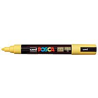Маркер на водной основе Mitsubishi Pencil POSCA, 1.8-2.5мм. (пулевидный наконечник) (солодо-желтый)
