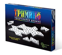 Настольная игра Тримино. Треугольное домино
