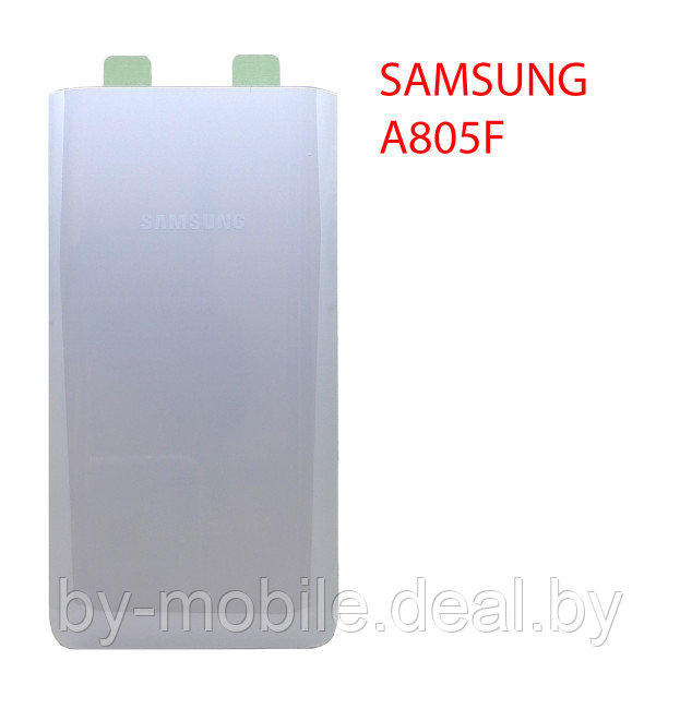 Задняя крышка (стекло) для Samsung Galaxy A80 (SM-A805F/DS) белый - фото 1 - id-p222680568