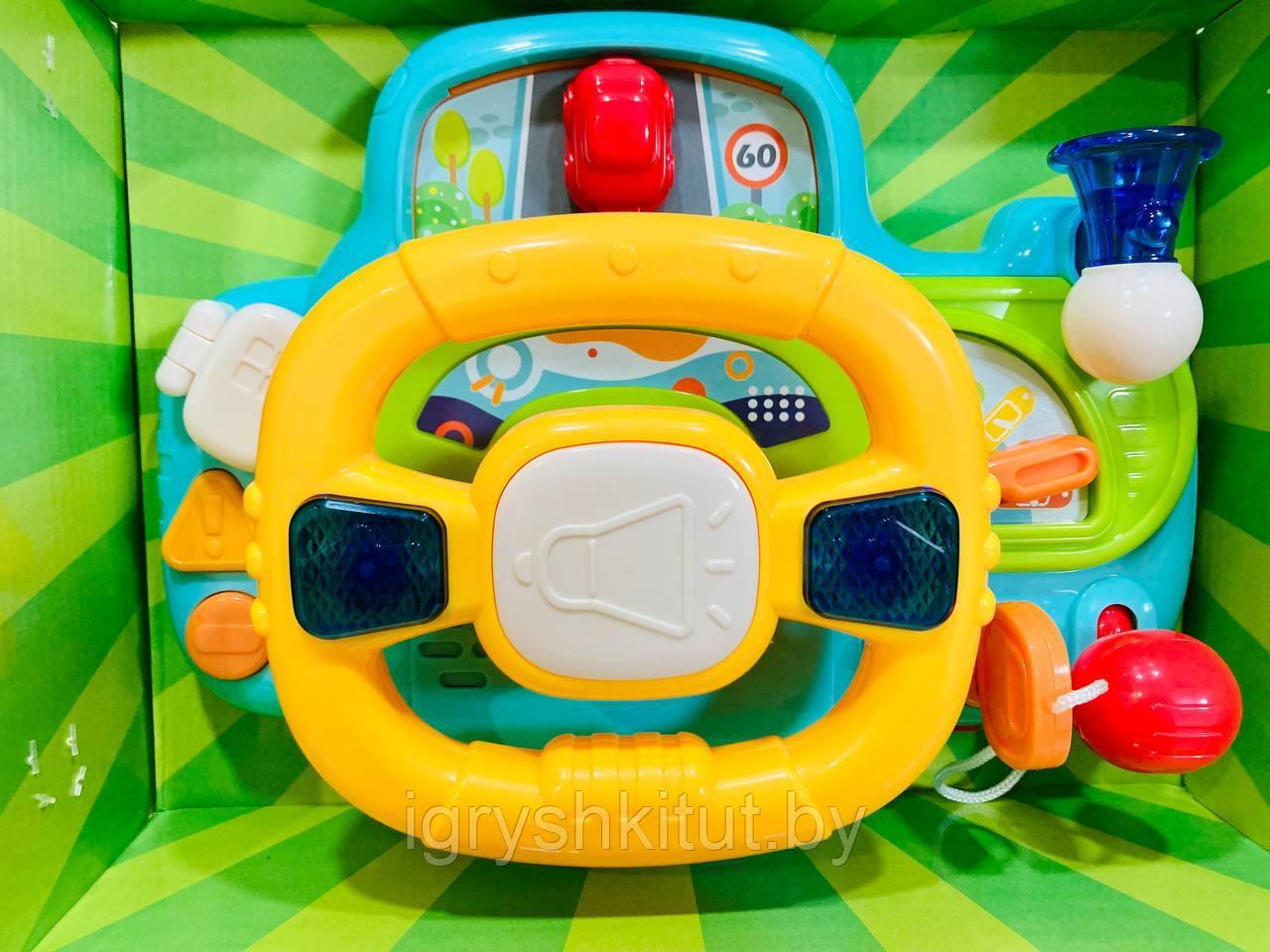 Развивающая музыкальная игрушка для малышей "Музыкальный руль" - фото 2 - id-p222681270