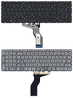 Клавиатура для ноутбука HP 250 G6 255 G6, чёрная, с подсветкой, зелёные буквы, RU