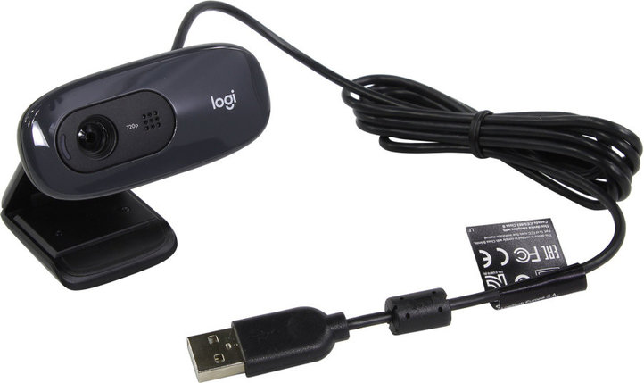 Веб-камера Logitech HD Webcam C270 (RTL) (USB2.0, 1280x720, микрофон) 960-001063, фото 2