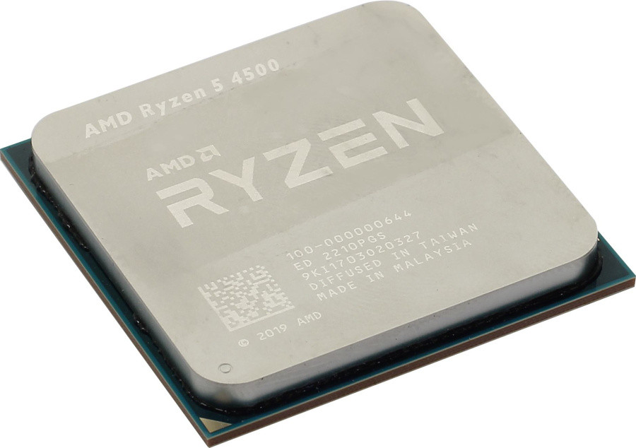 Процессор CPU AMD Ryzen 5 4500 (100-000000644) 3.6 GHz/6core/3+8Mb/65W Socket AM4 - фото 1 - id-p214272873