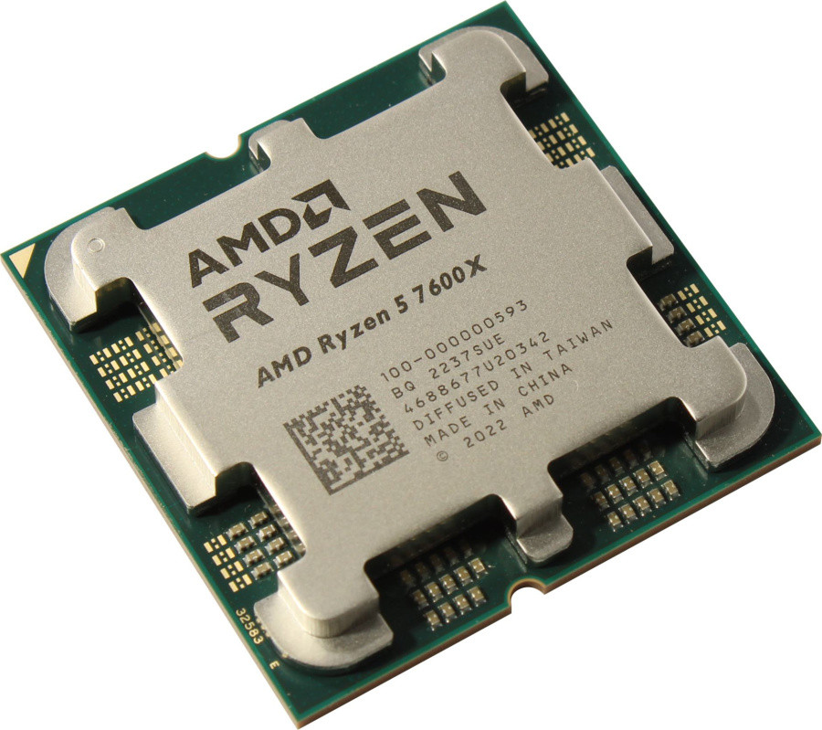 Процессор CPU AMD Ryzen 5 7600X (100-000000593) Socket AM5 - фото 1 - id-p214272632