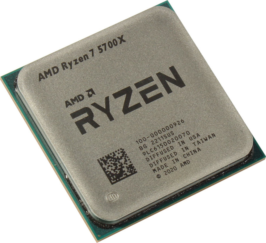 Процессор CPU AMD Ryzen 7 5700X (100-000000926) 3.4 GHz/8core/4+32Mb/ Socket AM4 - фото 1 - id-p214556135