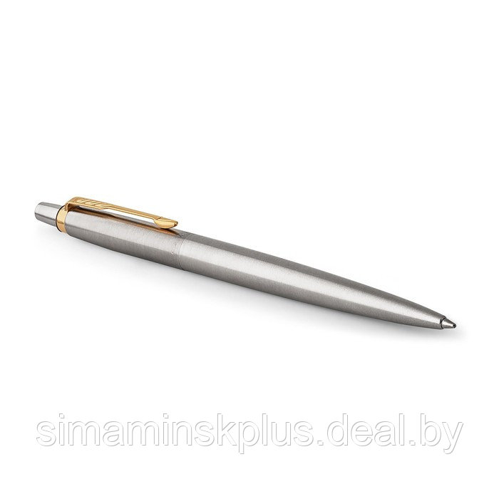 Ручка гелевая Parker Jotter Core K694 Stainless Steel GT, корпус из нержавеющей стали, 0.7 мм, чёрные чернила - фото 4 - id-p222687034