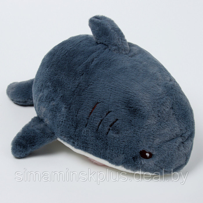Мягкая игрушка "Кот" в костюме акулы, 48 см, цвет черный - фото 3 - id-p222687234